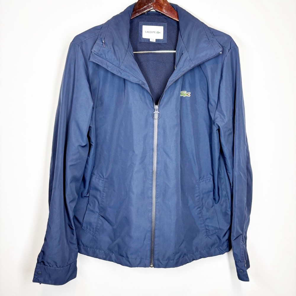 Lacoste Zip Jacket with Roll Up Hood